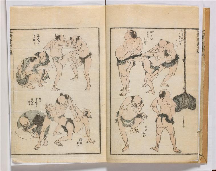 Wikioo.org - The Encyclopedia of Fine Arts - Painting, Artwork by Katsushika Hokusai - Manga (9)