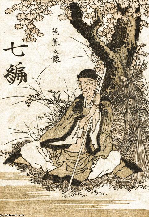Wikioo.org - The Encyclopedia of Fine Arts - Painting, Artwork by Katsushika Hokusai - Portrait of Matsuo Basho