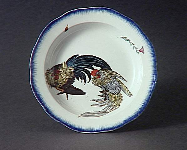 Wikioo.org - The Encyclopedia of Fine Arts - Painting, Artwork by Katsushika Hokusai - Round dish with scalloped edge
