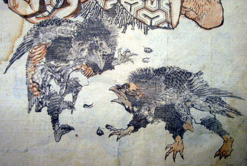 WikiOO.org - Güzel Sanatlar Ansiklopedisi - Resim, Resimler Katsushika Hokusai - Tengu