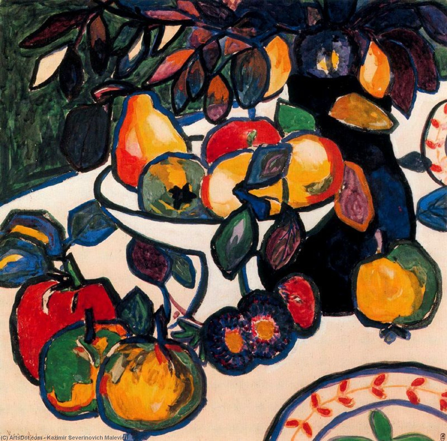 WikiOO.org - Енциклопедія образотворчого мистецтва - Живопис, Картини
 Kazimir Severinovich Malevich - Still Life