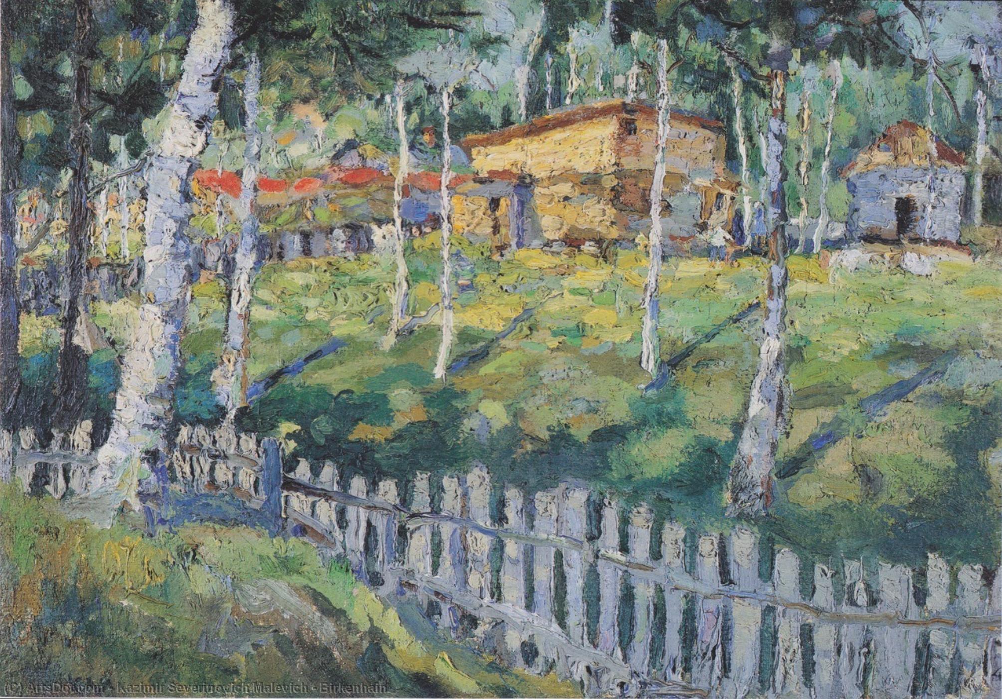 Wikioo.org - The Encyclopedia of Fine Arts - Painting, Artwork by Kazimir Severinovich Malevich - Birkenhain