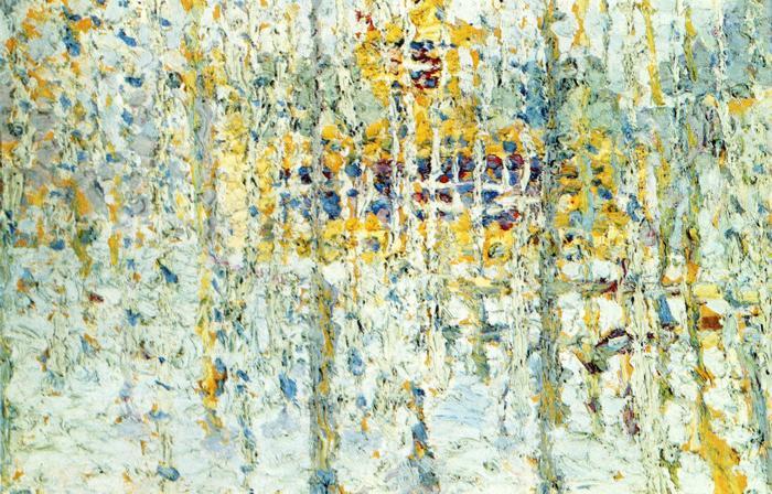 Wikioo.org – La Enciclopedia de las Bellas Artes - Pintura, Obras de arte de Kazimir Severinovich Malevich - paisaje con amarillo casa