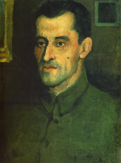 Wikioo.org - The Encyclopedia of Fine Arts - Painting, Artwork by Kazimir Severinovich Malevich - Portrait of V.A.Pavlov