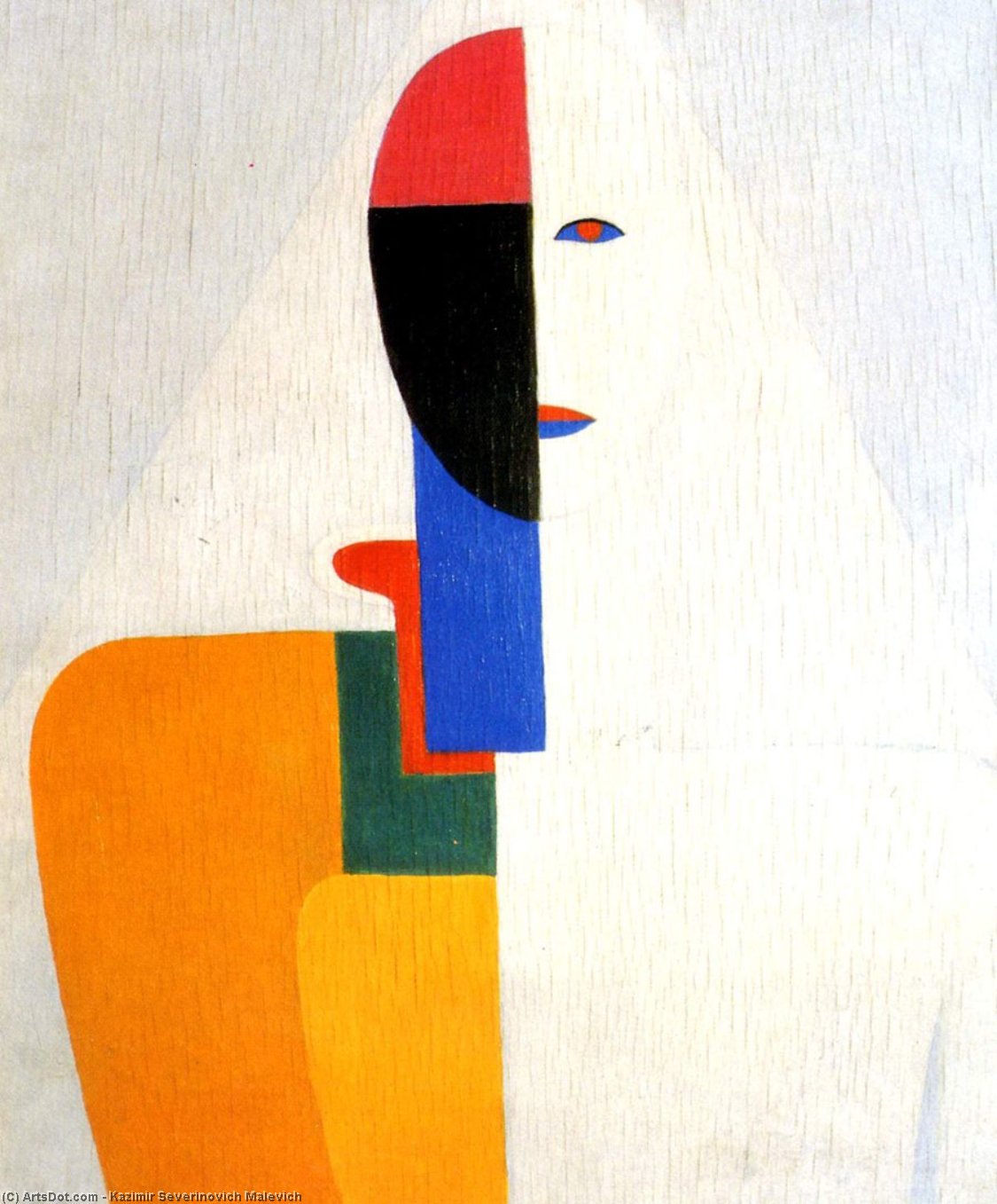 WikiOO.org - Енциклопедия за изящни изкуства - Живопис, Произведения на изкуството Kazimir Severinovich Malevich - Woman Torso