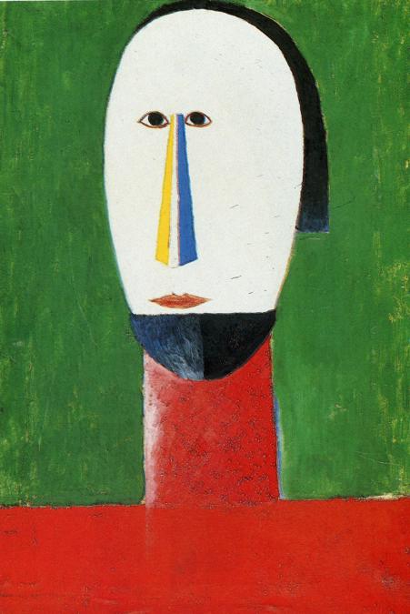 WikiOO.org - Encyclopedia of Fine Arts - Maalaus, taideteos Kazimir Severinovich Malevich - Head