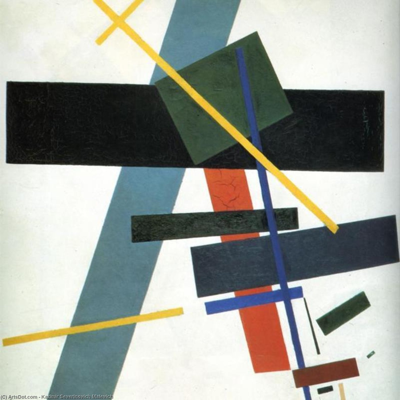 WikiOO.org - אנציקלופדיה לאמנויות יפות - ציור, יצירות אמנות Kazimir Severinovich Malevich - Suprematism
