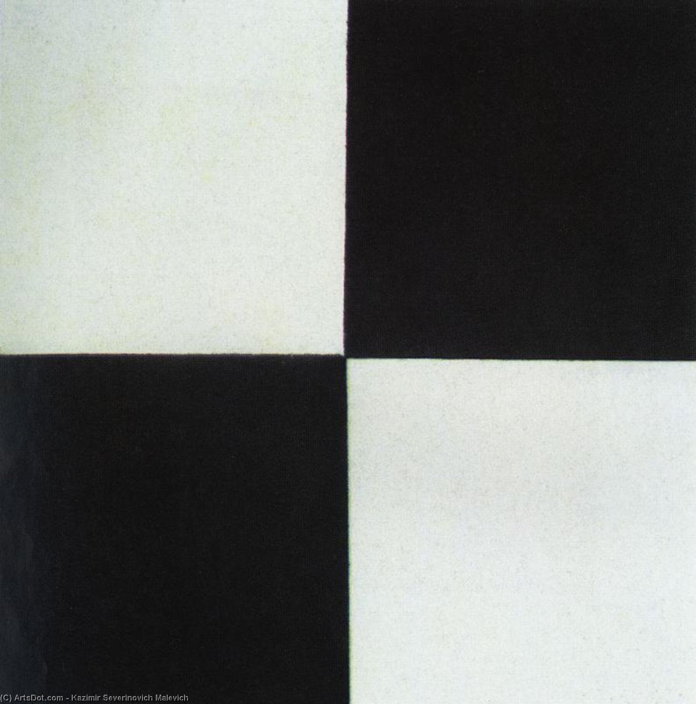 WikiOO.org - Енциклопедия за изящни изкуства - Живопис, Произведения на изкуството Kazimir Severinovich Malevich - Four square