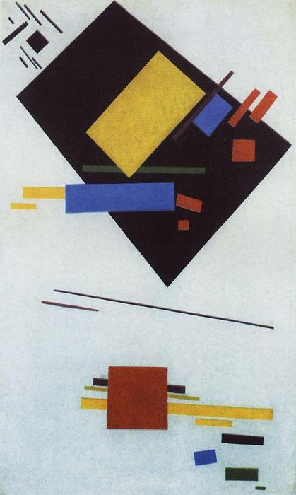 Wikioo.org - The Encyclopedia of Fine Arts - Painting, Artwork by Kazimir Severinovich Malevich - Suprematism (14)