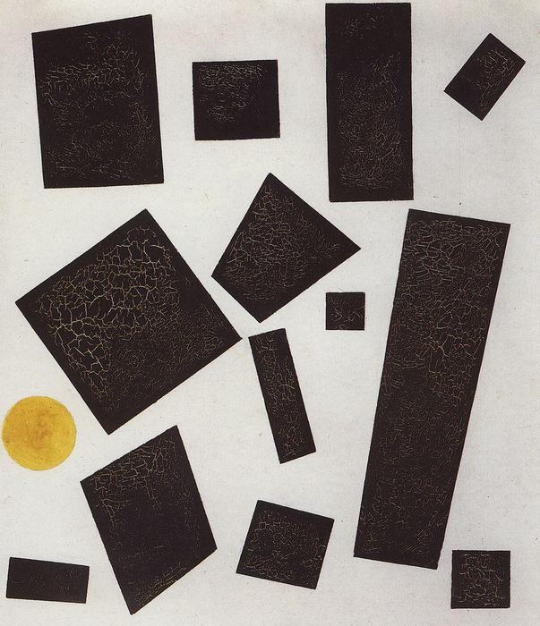 Wikioo.org - The Encyclopedia of Fine Arts - Painting, Artwork by Kazimir Severinovich Malevich - Suprematism (15)