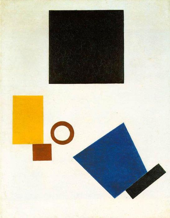Wikioo.org - The Encyclopedia of Fine Arts - Painting, Artwork by Kazimir Severinovich Malevich - Suprematism. Self Portrait in two dimensions