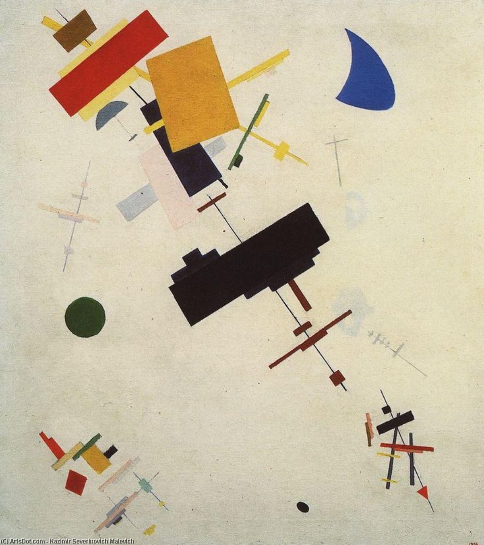 WikiOO.org - Encyclopedia of Fine Arts - Maalaus, taideteos Kazimir Severinovich Malevich - Suprematism (16)