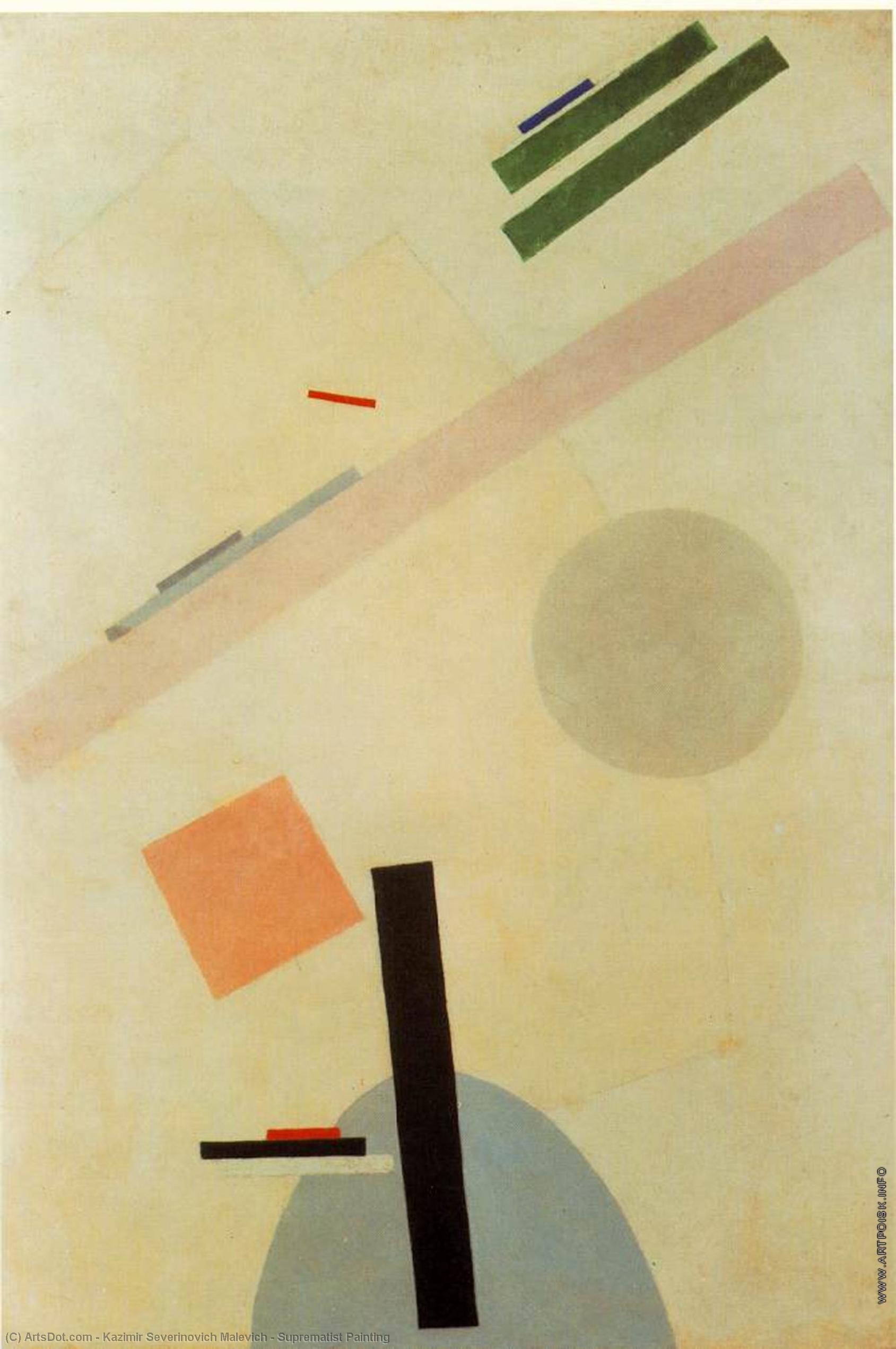 WikiOO.org - Enciklopedija dailės - Tapyba, meno kuriniai Kazimir Severinovich Malevich - Suprematist Painting
