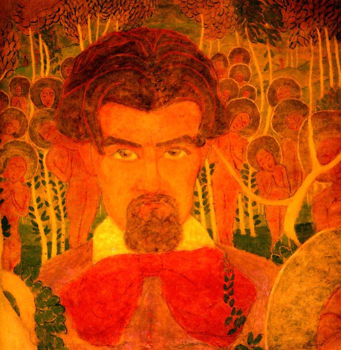 WikiOO.org - Encyclopedia of Fine Arts - Festés, Grafika Kazimir Severinovich Malevich - Self-Portrait