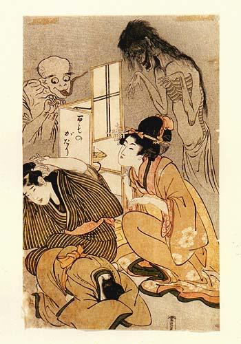 WikiOO.org - Enciclopédia das Belas Artes - Pintura, Arte por Kitagawa Utamaro - One Hundred Stories of Demons and Spirits