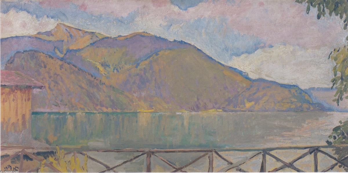 Wikioo.org - The Encyclopedia of Fine Arts - Painting, Artwork by Koloman Moser - The Abersee