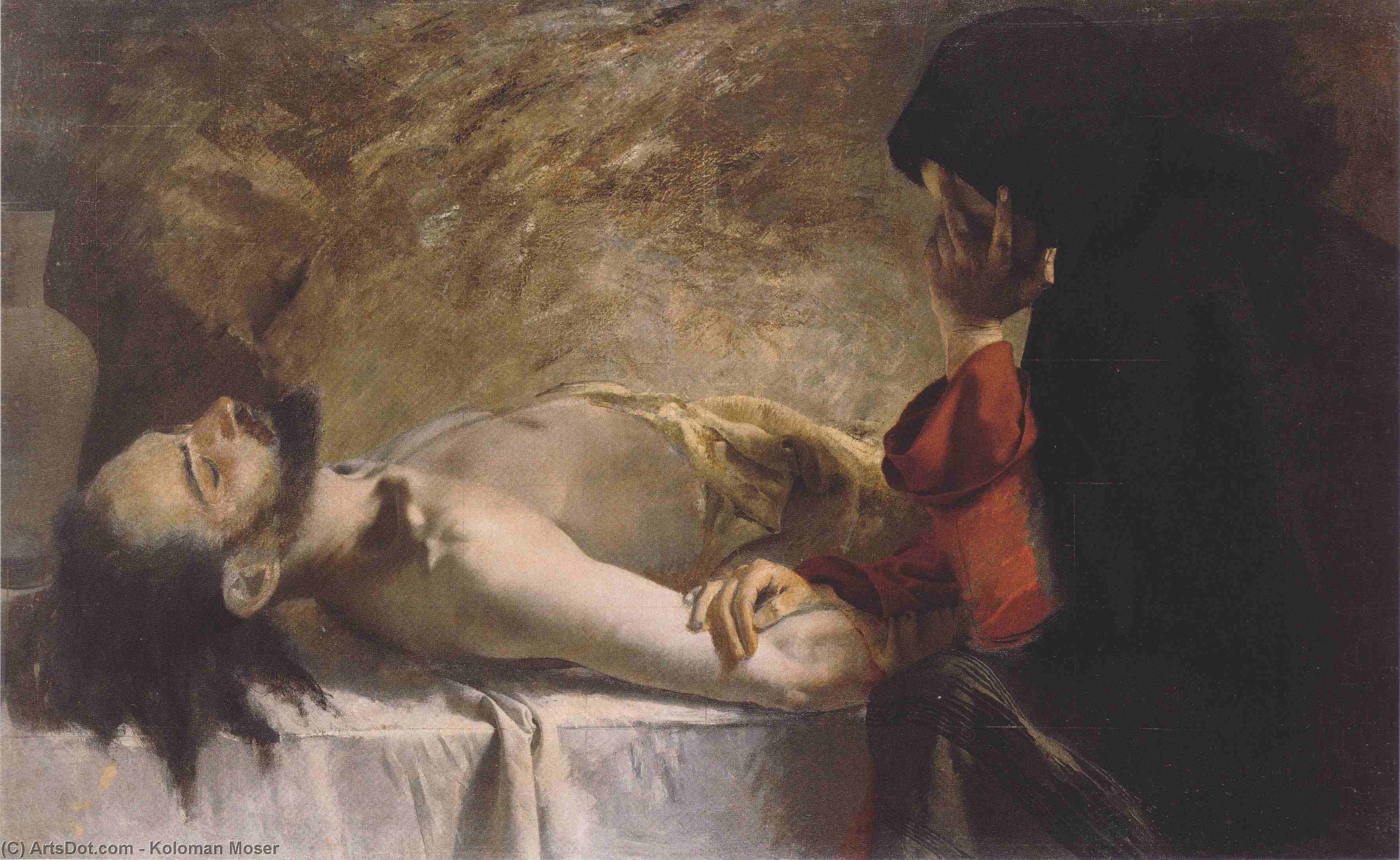 Wikioo.org – L'Encyclopédie des Beaux Arts - Peinture, Oeuvre de Koloman Moser - pietà