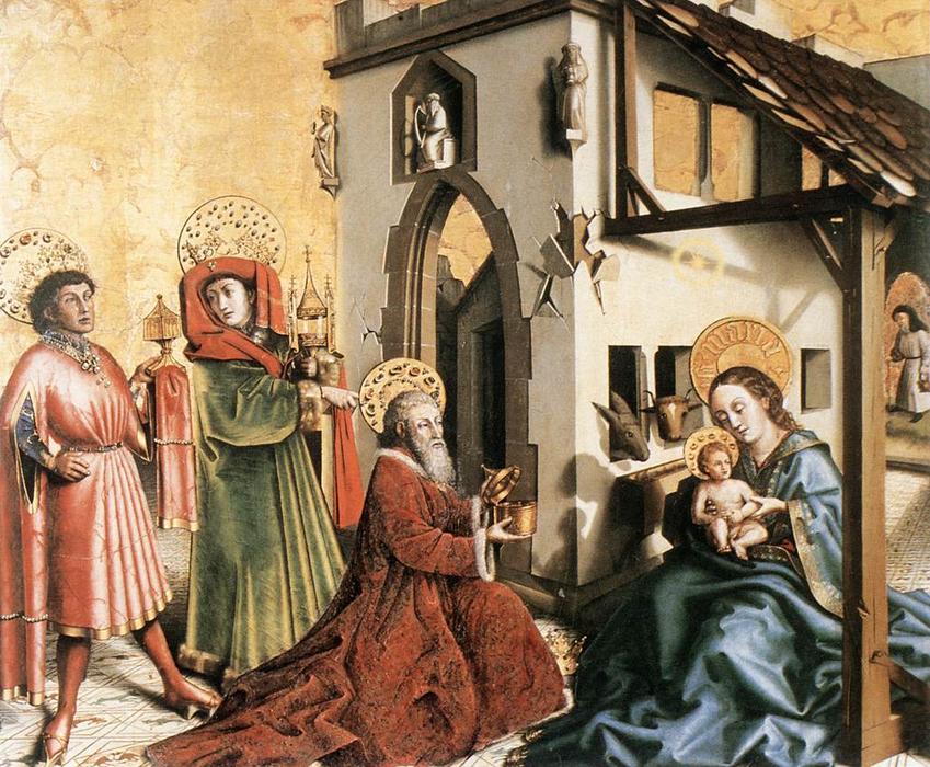 Wikioo.org - The Encyclopedia of Fine Arts - Painting, Artwork by Konrad Witz - The Adoration of the Magi