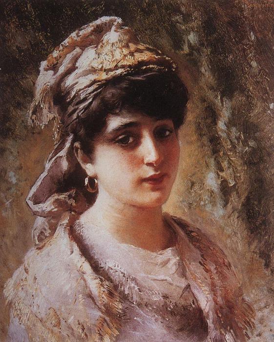 WikiOO.org - Encyclopedia of Fine Arts - Maľba, Artwork Konstantin Yegorovich Makovsky - Portrait