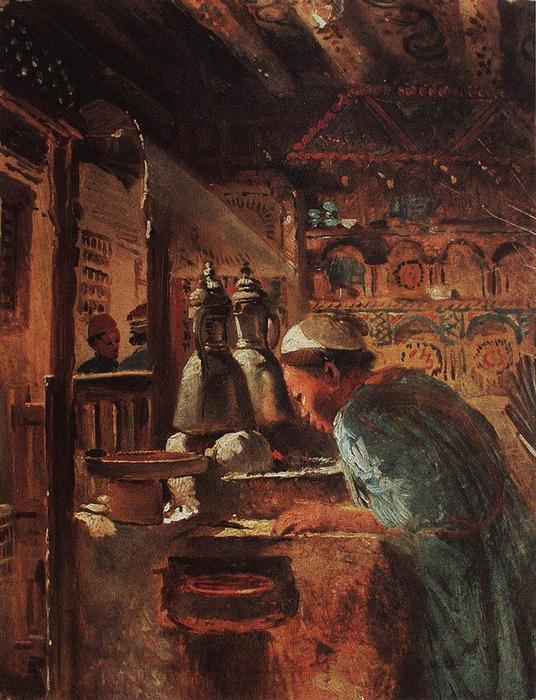 WikiOO.org - Encyclopedia of Fine Arts - Schilderen, Artwork Konstantin Yegorovich Makovsky - Cairo
