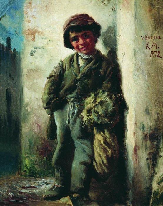 Wikioo.org - The Encyclopedia of Fine Arts - Painting, Artwork by Konstantin Yegorovich Makovsky - Savoyard