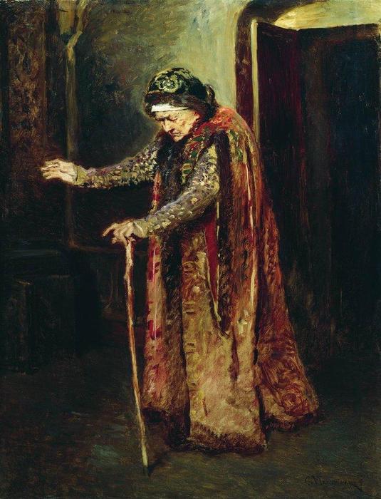 Wikioo.org – L'Enciclopedia delle Belle Arti - Pittura, Opere di Konstantin Yegorovich Makovsky - Nanny di Ivan il Terribile