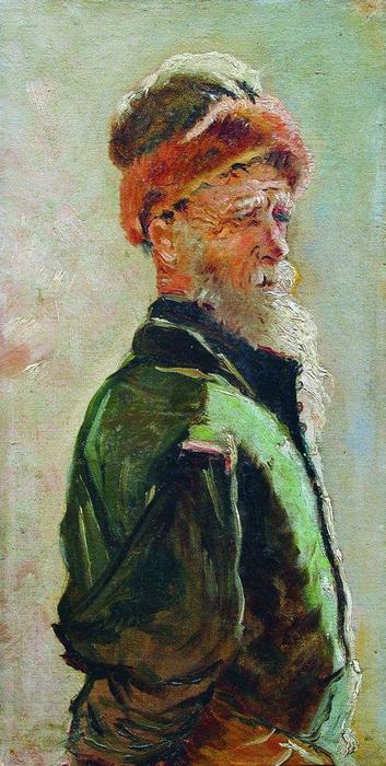 WikiOO.org - Encyclopedia of Fine Arts - Maľba, Artwork Konstantin Yegorovich Makovsky - Old Man