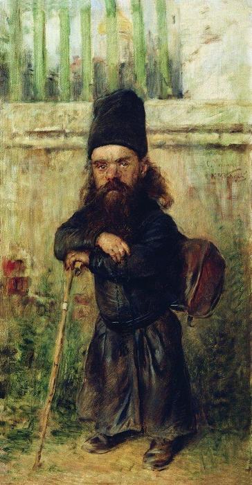 Wikioo.org - The Encyclopedia of Fine Arts - Painting, Artwork by Konstantin Yegorovich Makovsky - Monk - Tax Collector in the Temple