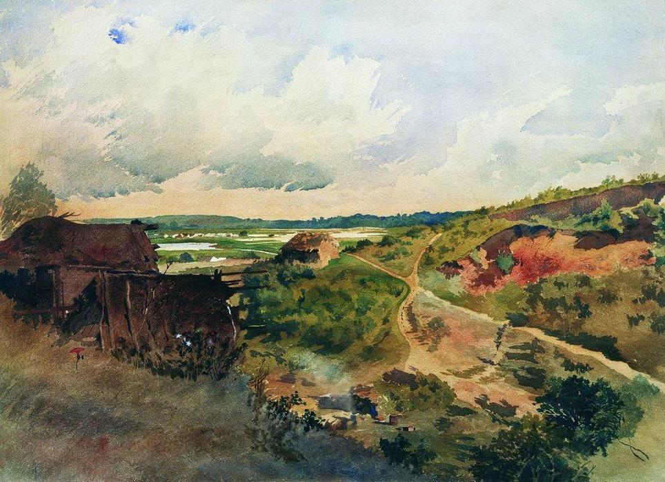 Wikioo.org – L'Enciclopedia delle Belle Arti - Pittura, Opere di Konstantin Yegorovich Makovsky - paesaggio