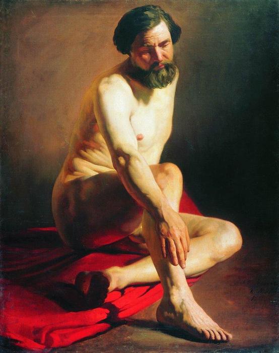 WikiOO.org - Encyclopedia of Fine Arts - Maleri, Artwork Konstantin Yegorovich Makovsky - Model