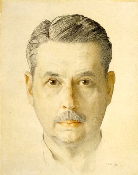 WikiOO.org - אנציקלופדיה לאמנויות יפות - ציור, יצירות אמנות Konstantin Somov - Self-Portrait