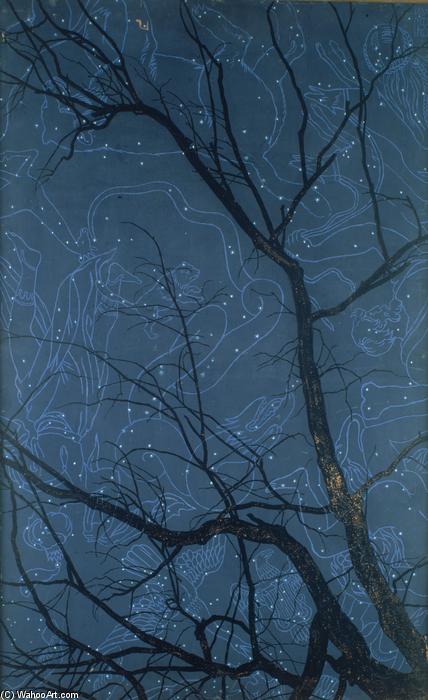 Wikioo.org - The Encyclopedia of Fine Arts - Painting, Artwork by Konstantin Alexeyevich Vasilyev - The Starry Sky