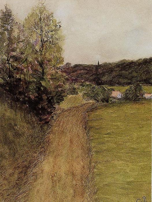 WikiOO.org - Encyclopedia of Fine Arts - Maleri, Artwork Camille Pissarro - Landscape