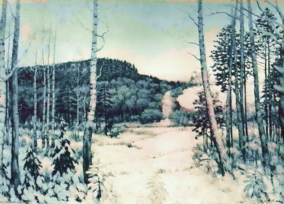 Wikioo.org - The Encyclopedia of Fine Arts - Painting, Artwork by Konstantin Yuon - The Winter Sunrise