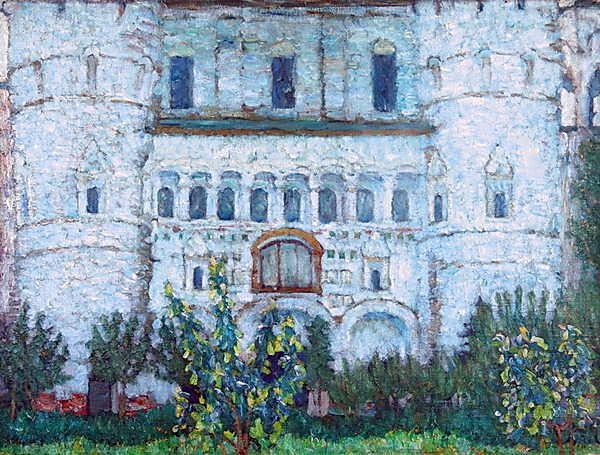 Wikioo.org - The Encyclopedia of Fine Arts - Painting, Artwork by Konstantin Yuon - The Rostov's Kremlin Gates