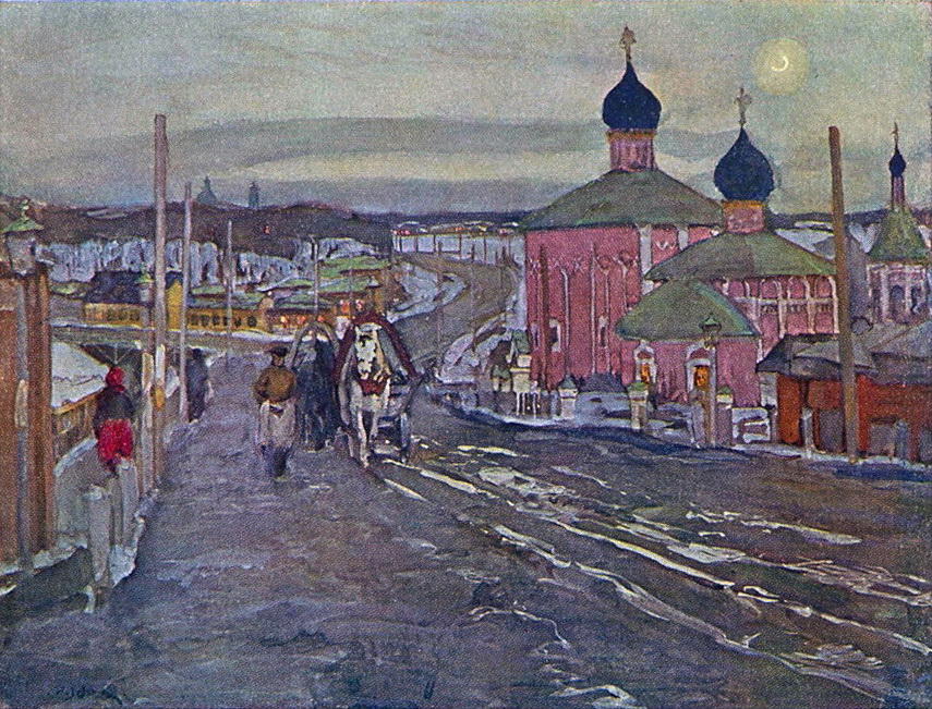Wikioo.org - The Encyclopedia of Fine Arts - Painting, Artwork by Konstantin Yuon - The Twilight