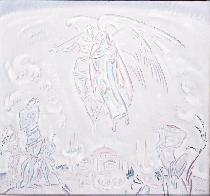 WikiOO.org - Енциклопедія образотворчого мистецтва - Живопис, Картини
 Konstantinos Parthenis - Agia Sofia