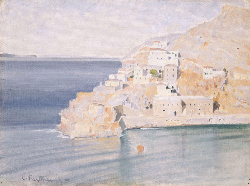 Wikioo.org - The Encyclopedia of Fine Arts - Painting, Artwork by Konstantinos Parthenis - Hydra