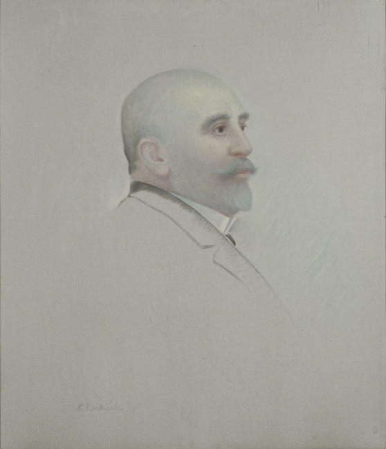 WikiOO.org - Εγκυκλοπαίδεια Καλών Τεχνών - Ζωγραφική, έργα τέχνης Konstantinos Parthenis - Portrait of P. Papathanasiou