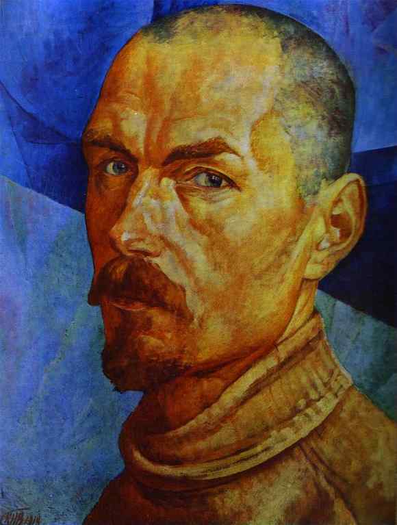 Wikioo.org - The Encyclopedia of Fine Arts - Painting, Artwork by Kuzma Petrov-Vodkin - Self-portrait