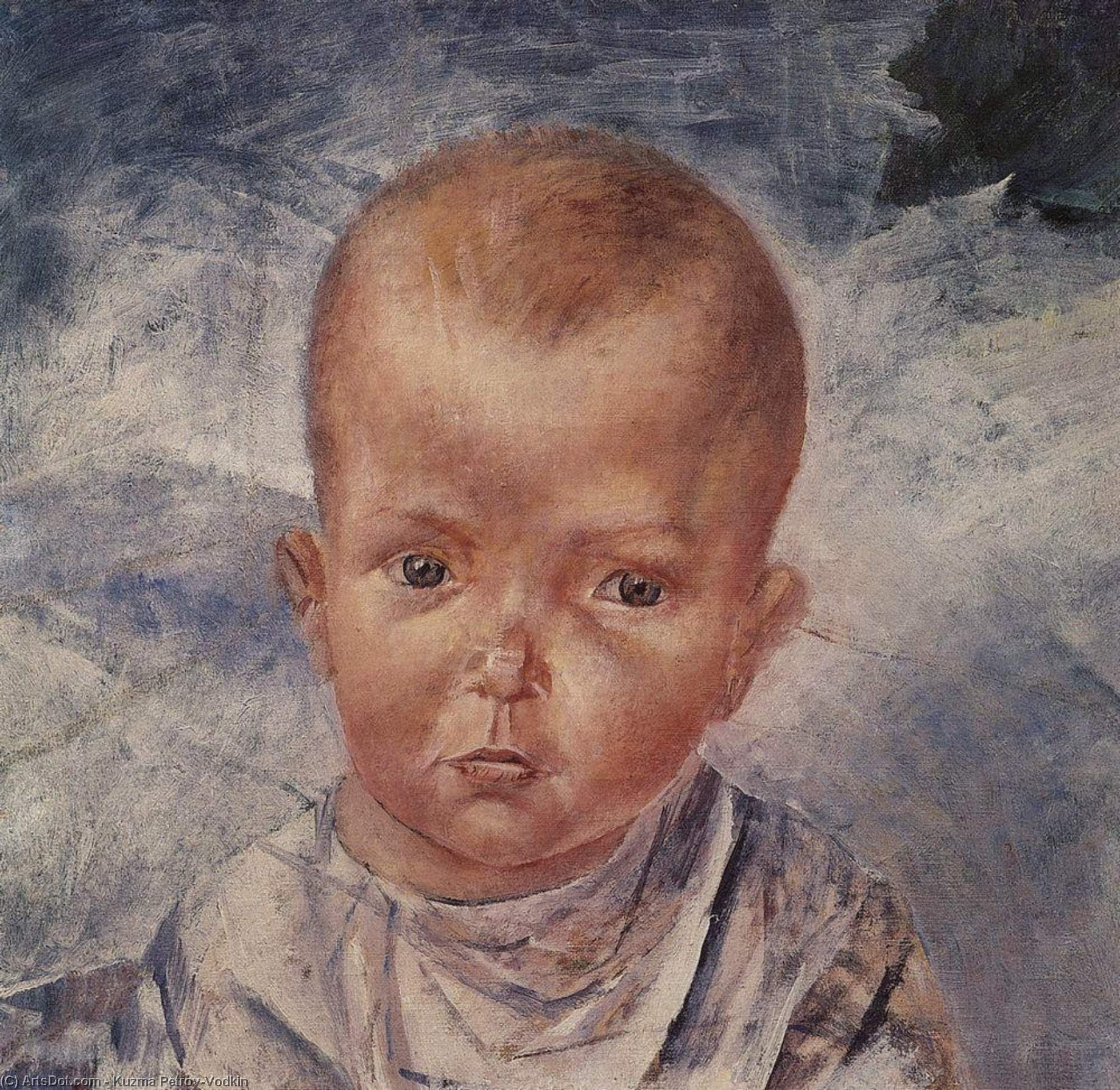 Wikioo.org - Bách khoa toàn thư về mỹ thuật - Vẽ tranh, Tác phẩm nghệ thuật Kuzma Petrov-Vodkin - The daughter of an artist