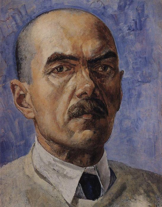 WikiOO.org - Encyclopedia of Fine Arts - Maalaus, taideteos Kuzma Petrov-Vodkin - Self-portrait
