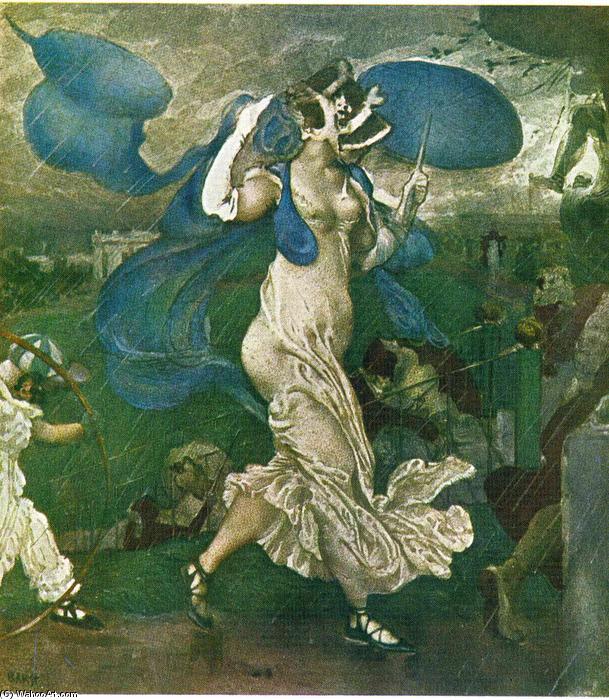 Wikioo.org - The Encyclopedia of Fine Arts - Painting, Artwork by Leon Bakst - Downpour