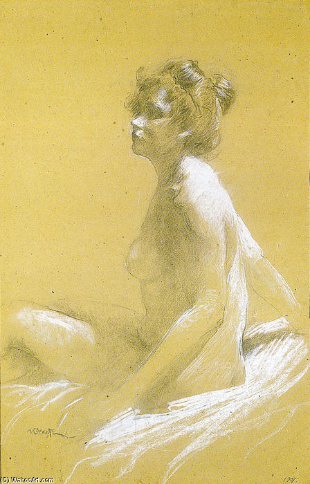 Wikioo.org - The Encyclopedia of Fine Arts - Painting, Artwork by Leon Bakst - Model