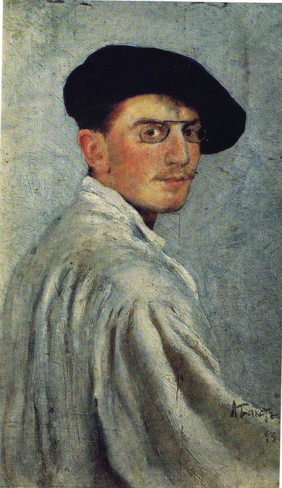 Wikioo.org - The Encyclopedia of Fine Arts - Painting, Artwork by Leon Bakst - Self Portrait
