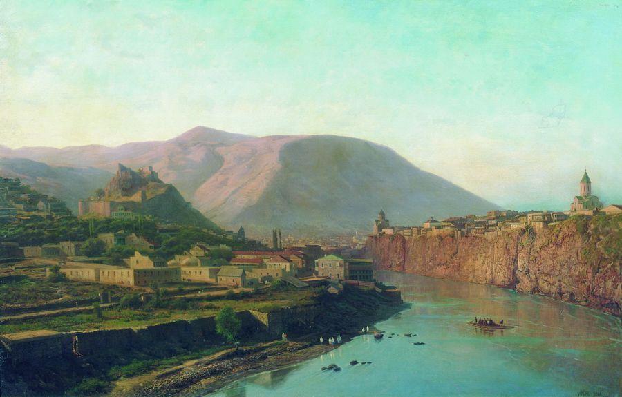 Wikioo.org - The Encyclopedia of Fine Arts - Painting, Artwork by Lev Felixovich Lagorio - Old Tbilisi