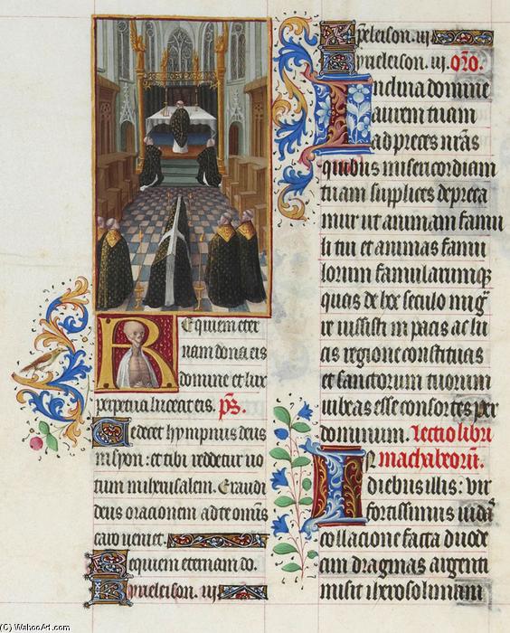 WikiOO.org - Encyclopedia of Fine Arts - Maalaus, taideteos Limbourg Brothers - A Funeral Service