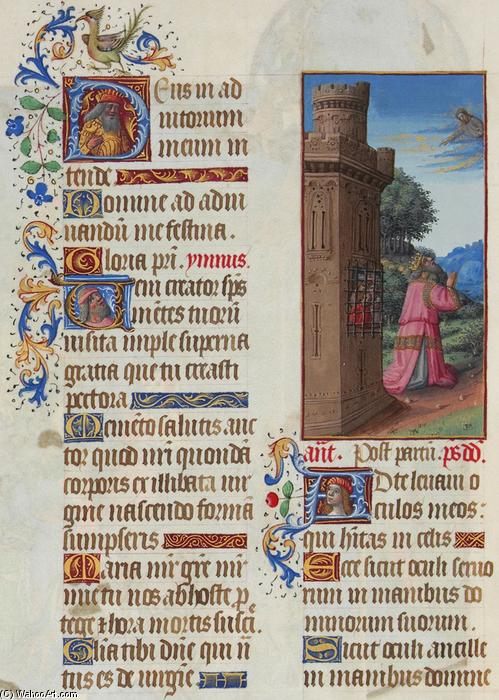 WikiOO.org - Encyclopedia of Fine Arts - Maleri, Artwork Limbourg Brothers - Prayer of David