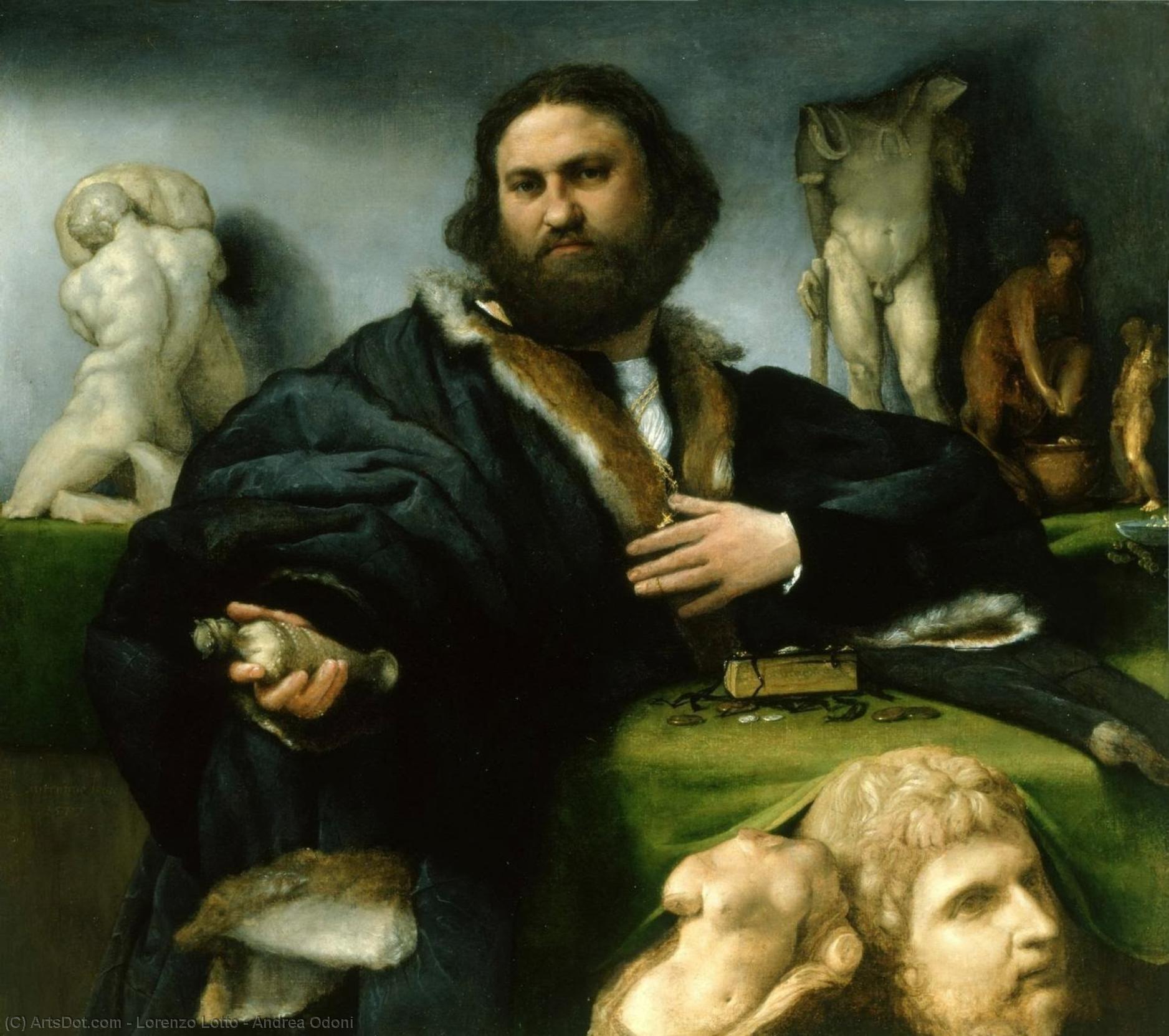 Wikioo.org - The Encyclopedia of Fine Arts - Painting, Artwork by Lorenzo Lotto - Andrea Odoni