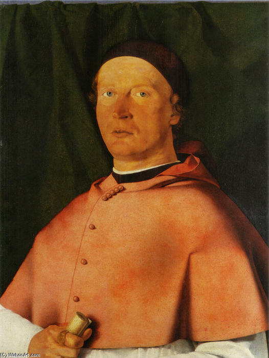 WikiOO.org - 百科事典 - 絵画、アートワーク Lorenzo Lotto - 司教ベルナルド·デ·ロッシの肖像